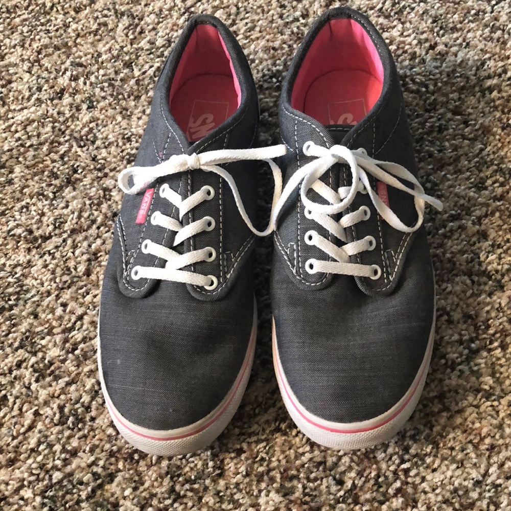 Pink and Grey Vans